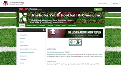 Desktop Screenshot of nashobayfc.com
